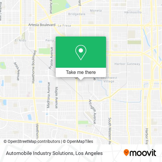 Automobile Industry Solutions map