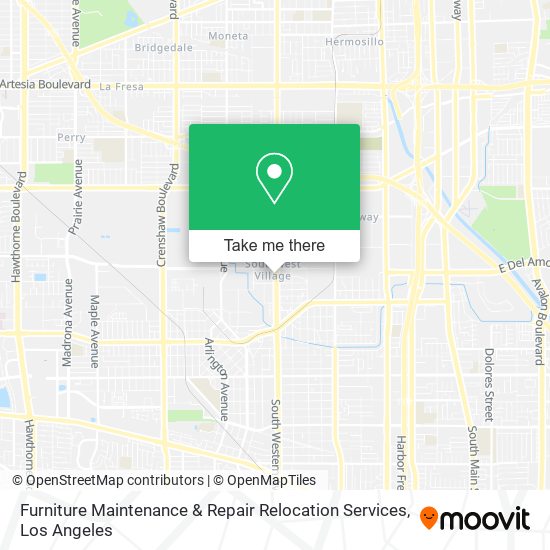 Mapa de Furniture Maintenance & Repair Relocation Services