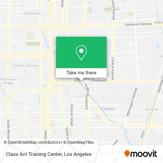 Mapa de Class Act Training Center