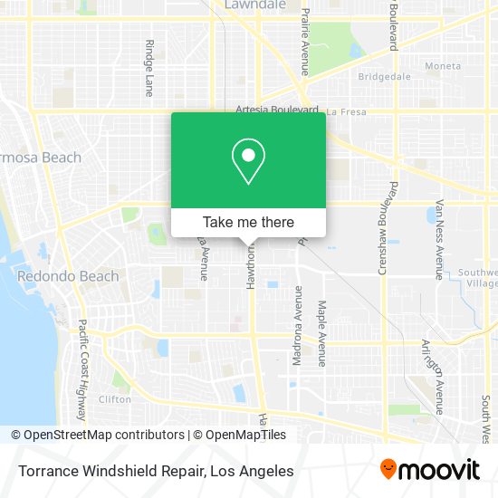 Mapa de Torrance Windshield Repair