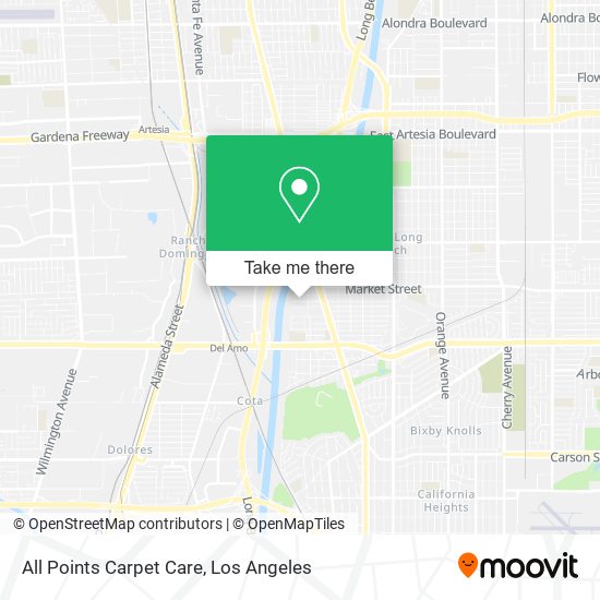 All Points Carpet Care map