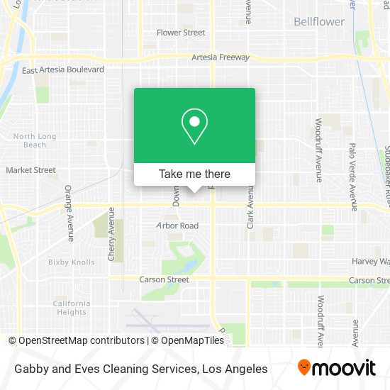 Gabby and Eves Cleaning Services map