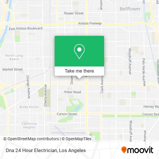 Mapa de Dna 24 Hour Electrician