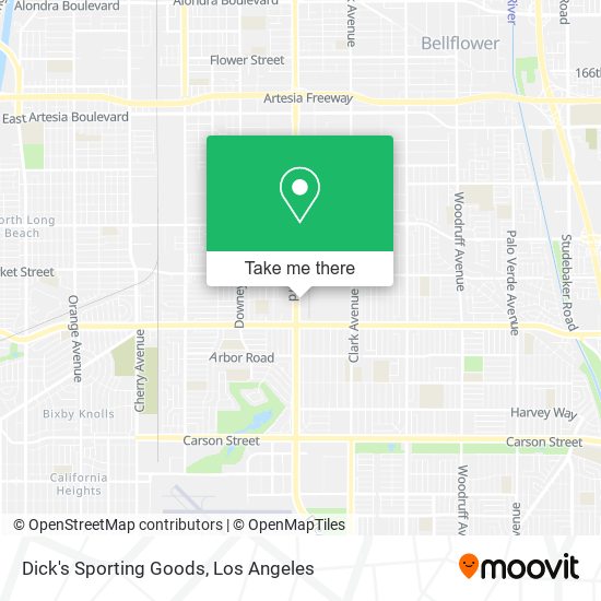 Mapa de Dick's Sporting Goods