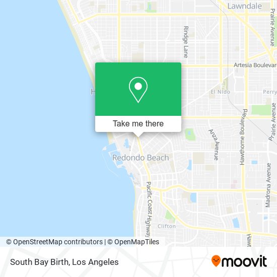 Mapa de South Bay Birth