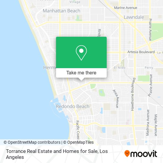 Mapa de Torrance Real Estate and Homes for Sale