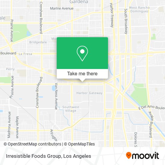 Irresistible Foods Group map