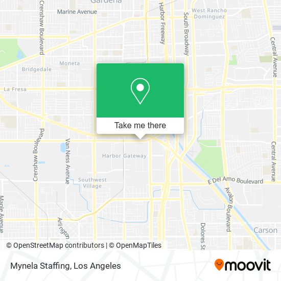 Mynela Staffing map