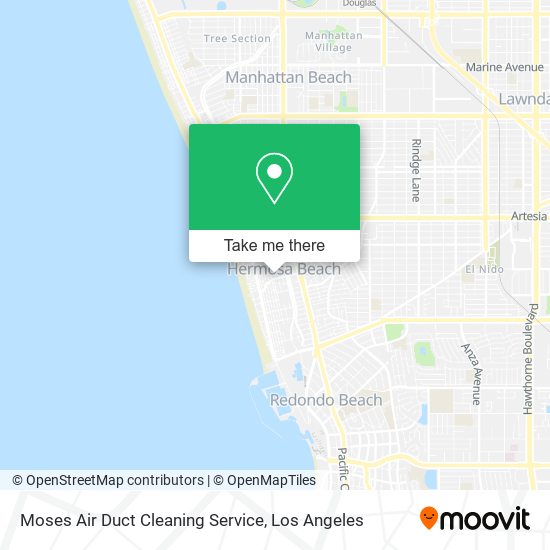 Moses Air Duct Cleaning Service map