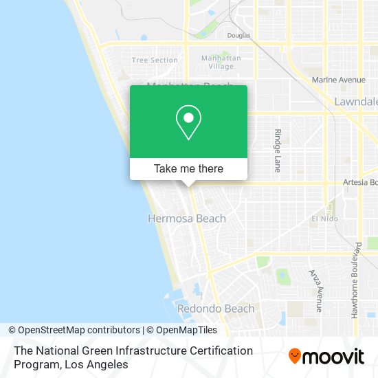 The National Green Infrastructure Certification Program map