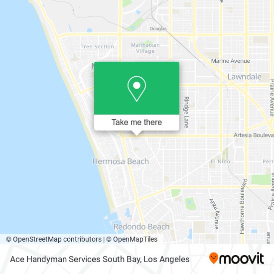 Mapa de Ace Handyman Services South Bay