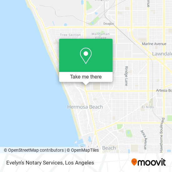 Mapa de Evelyn's Notary Services