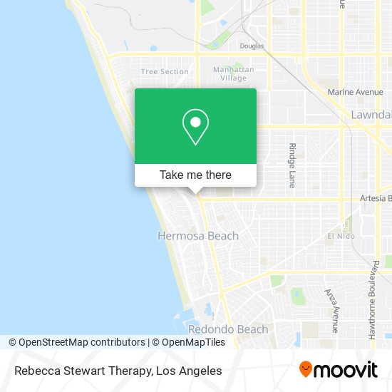 Rebecca Stewart Therapy map