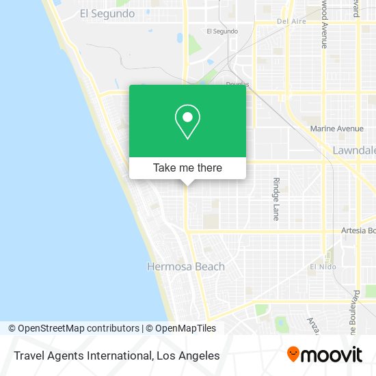 Mapa de Travel Agents International