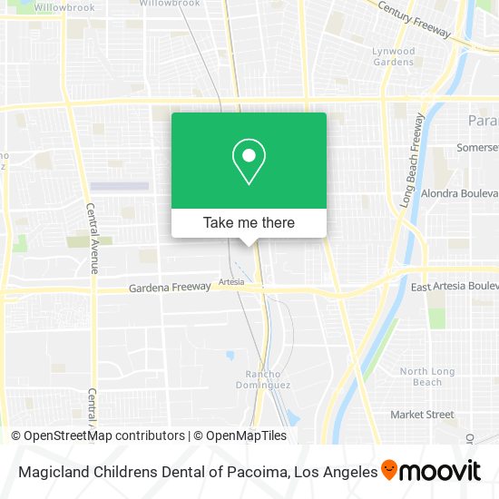 Magicland Childrens Dental of Pacoima map
