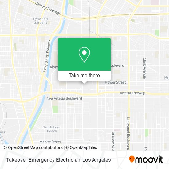 Mapa de Takeover Emergency Electrician