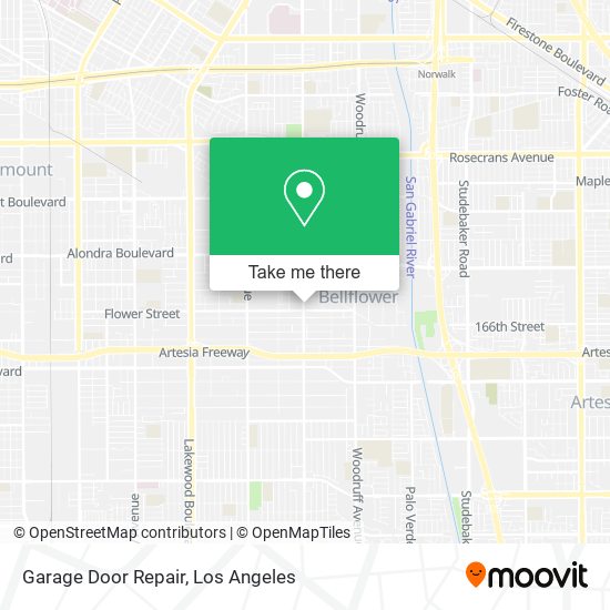 Mapa de Garage Door Repair