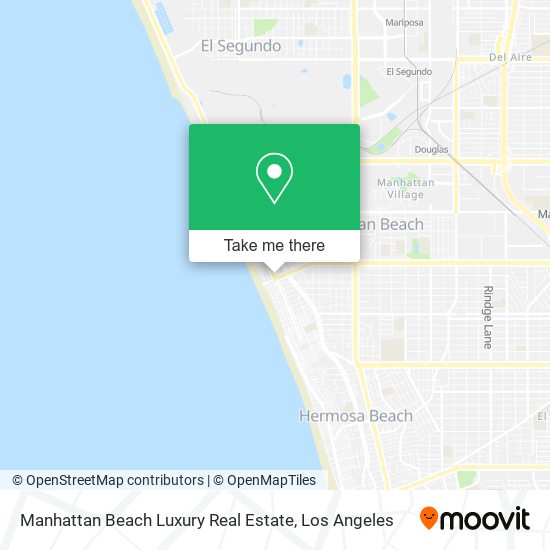 Manhattan Beach Luxury Real Estate map