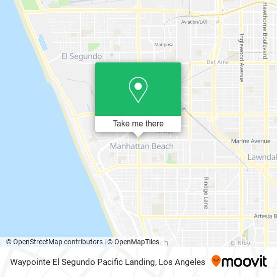 Waypointe El Segundo Pacific Landing map