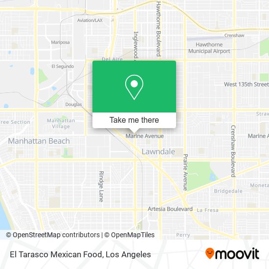 El Tarasco Mexican Food map