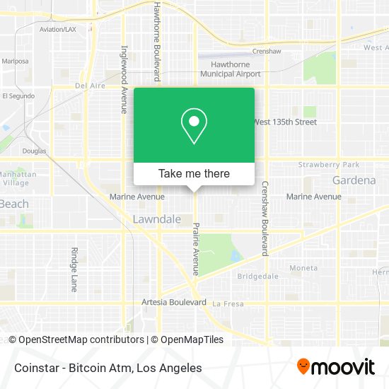 Mapa de Coinstar - Bitcoin Atm