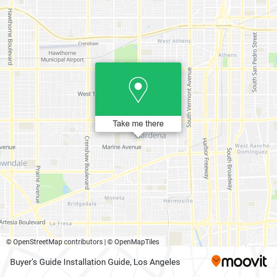 Buyer's Guide Installation Guide map