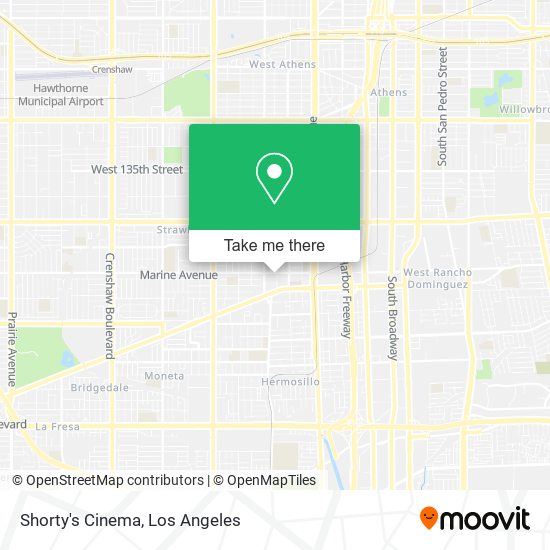 Mapa de Shorty's Cinema