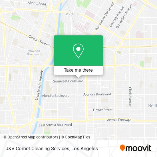 Mapa de J&V Comet Cleaning Services