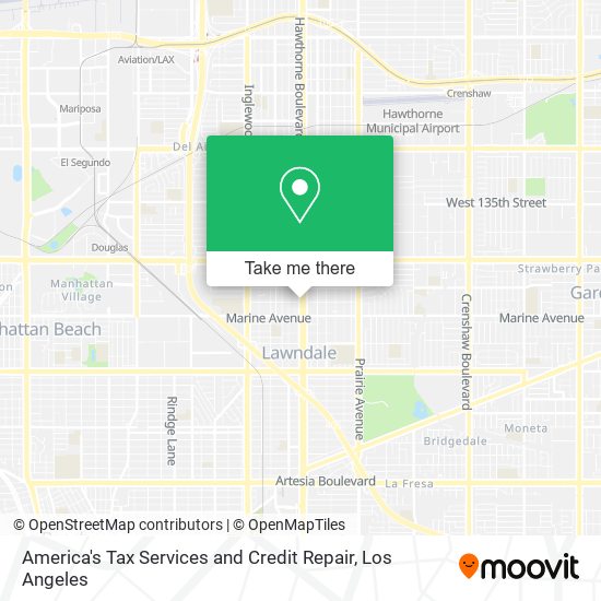 Mapa de America's Tax Services and Credit Repair