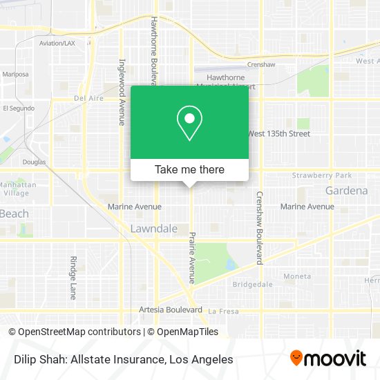 Mapa de Dilip Shah: Allstate Insurance