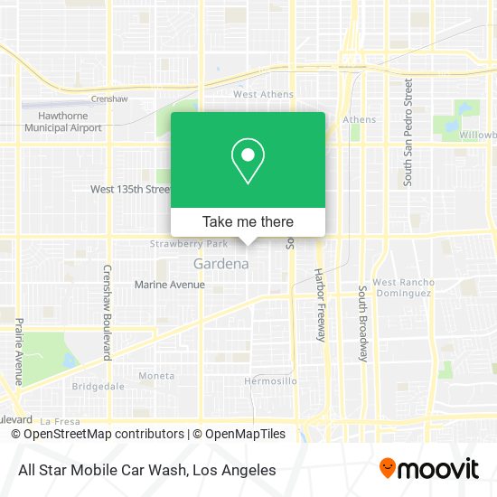 All Star Mobile Car Wash map