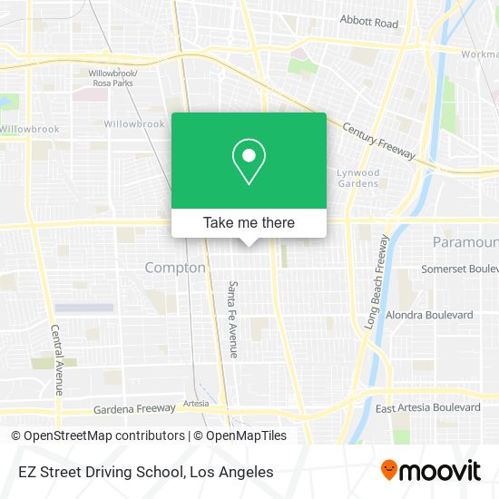 EZ Street Driving School map