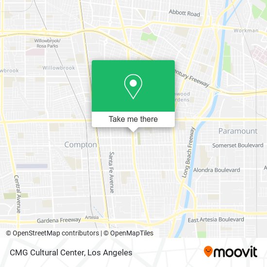 Mapa de CMG Cultural Center