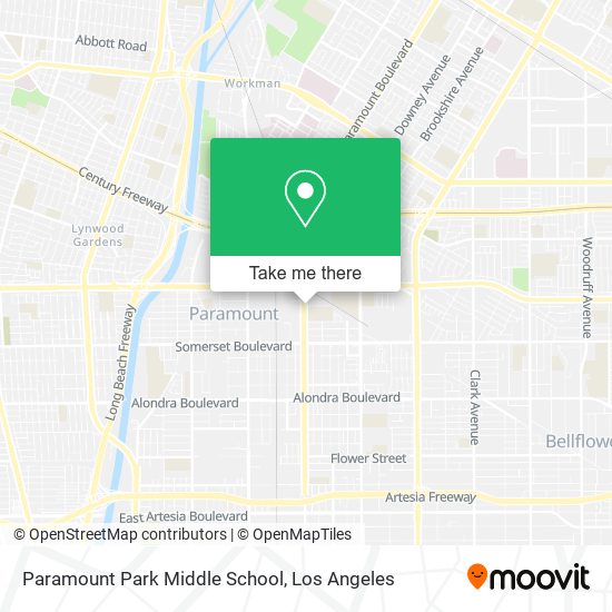 Paramount Park Middle School map
