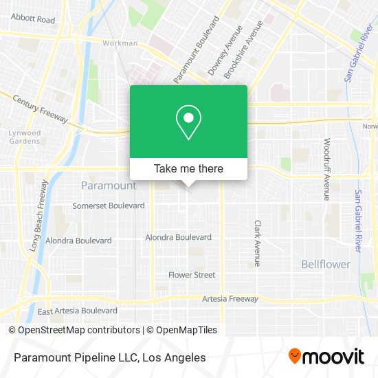Mapa de Paramount Pipeline LLC