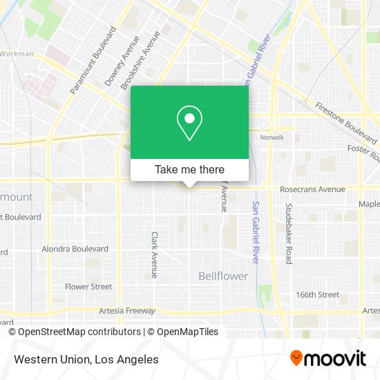 Western Union map