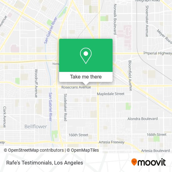 Rafe's Testimonials map