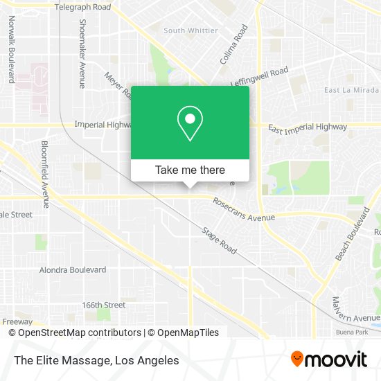 The Elite Massage map