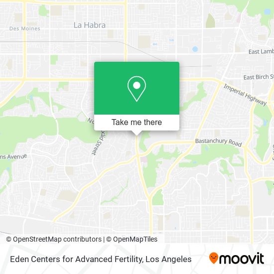 Eden Centers for Advanced Fertility map