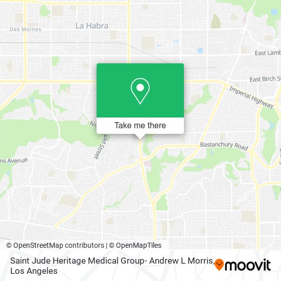 Saint Jude Heritage Medical Group- Andrew L Morris map