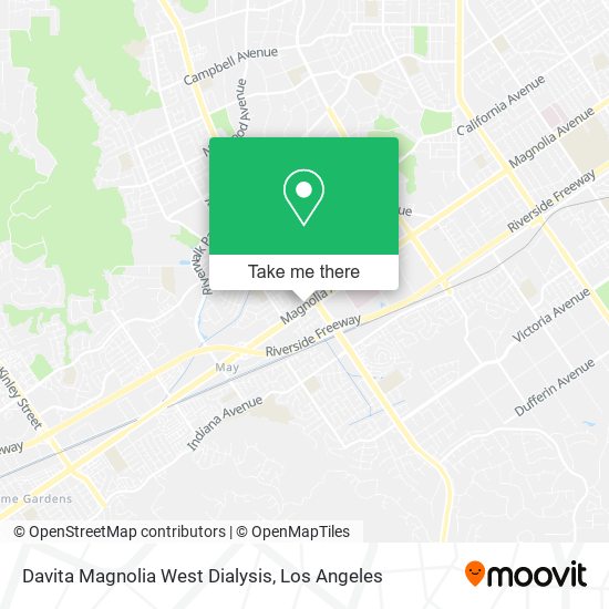 Davita Magnolia West Dialysis map