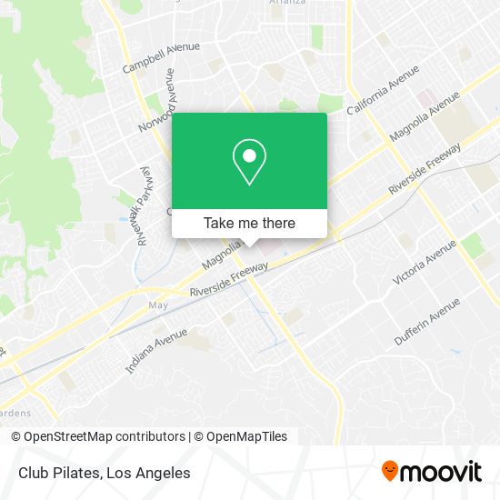 Club Pilates map