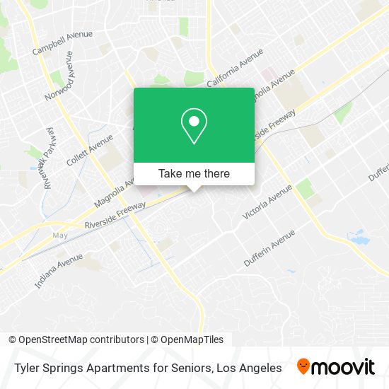 Mapa de Tyler Springs Apartments for Seniors