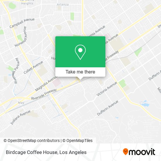 Mapa de Birdcage Coffee House