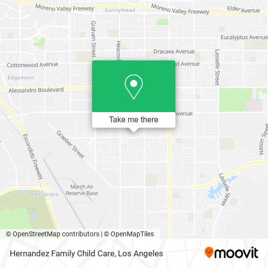 Mapa de Hernandez Family Child Care