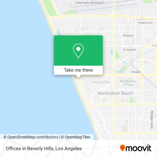 Mapa de Offices in Beverly Hills