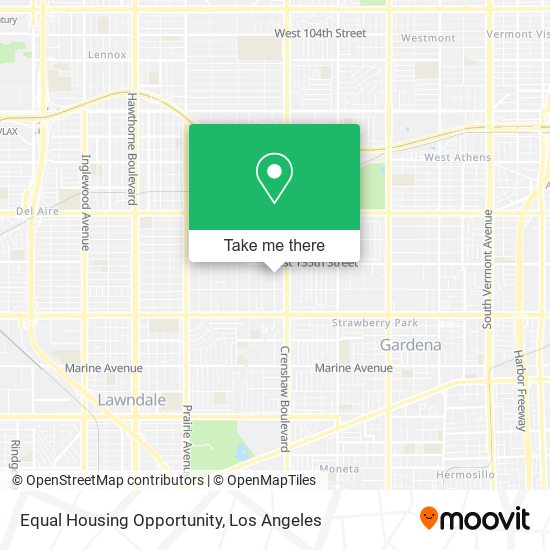 Mapa de Equal Housing Opportunity