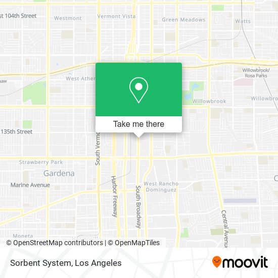 Mapa de Sorbent System