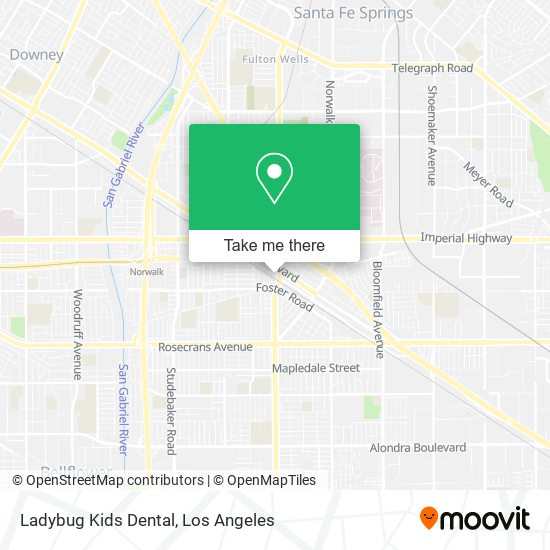 Mapa de Ladybug Kids Dental