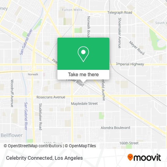 Celebrity Connected map
